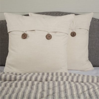 Market Place Natural Fabric Euro Sham 26Lx26W