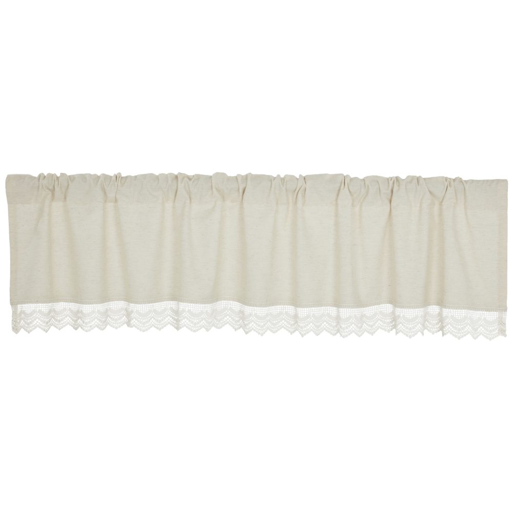 Flax and Lace Valance 16Lx72W - Image 2
