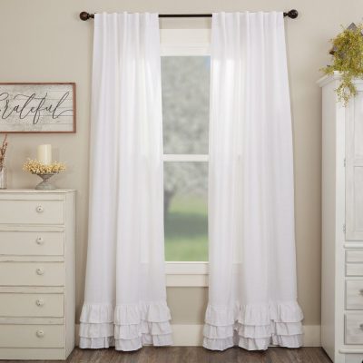 Serenity Ruffled Panel Set of 2 96Lx50W