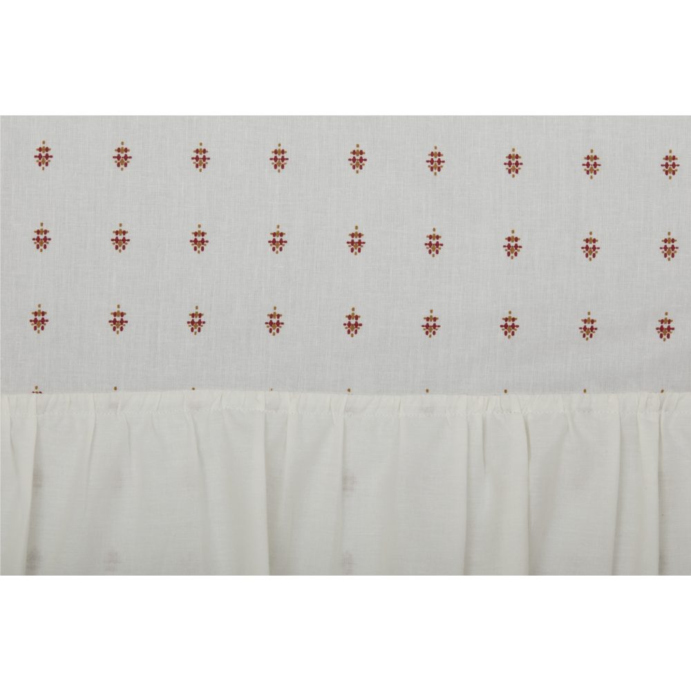 Abigail Ruffled Shower Curtain 72Lx72W - Image 3