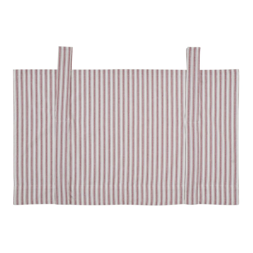 Timeless Ticking Red Roman Valance 24Lx40W - Image 5