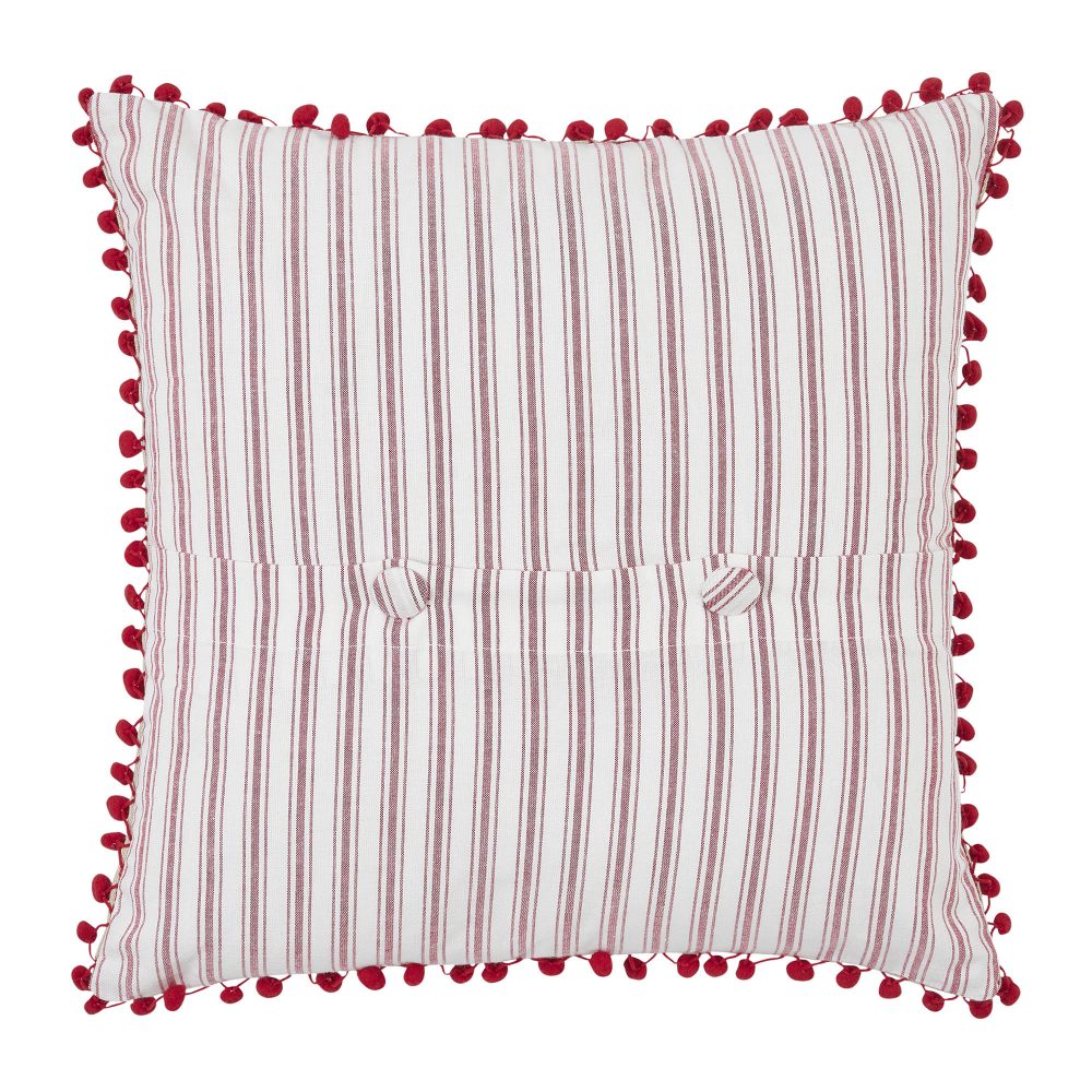 Timeless Ticking Red Tree Pillow Cover 18Lx18W - Image 5
