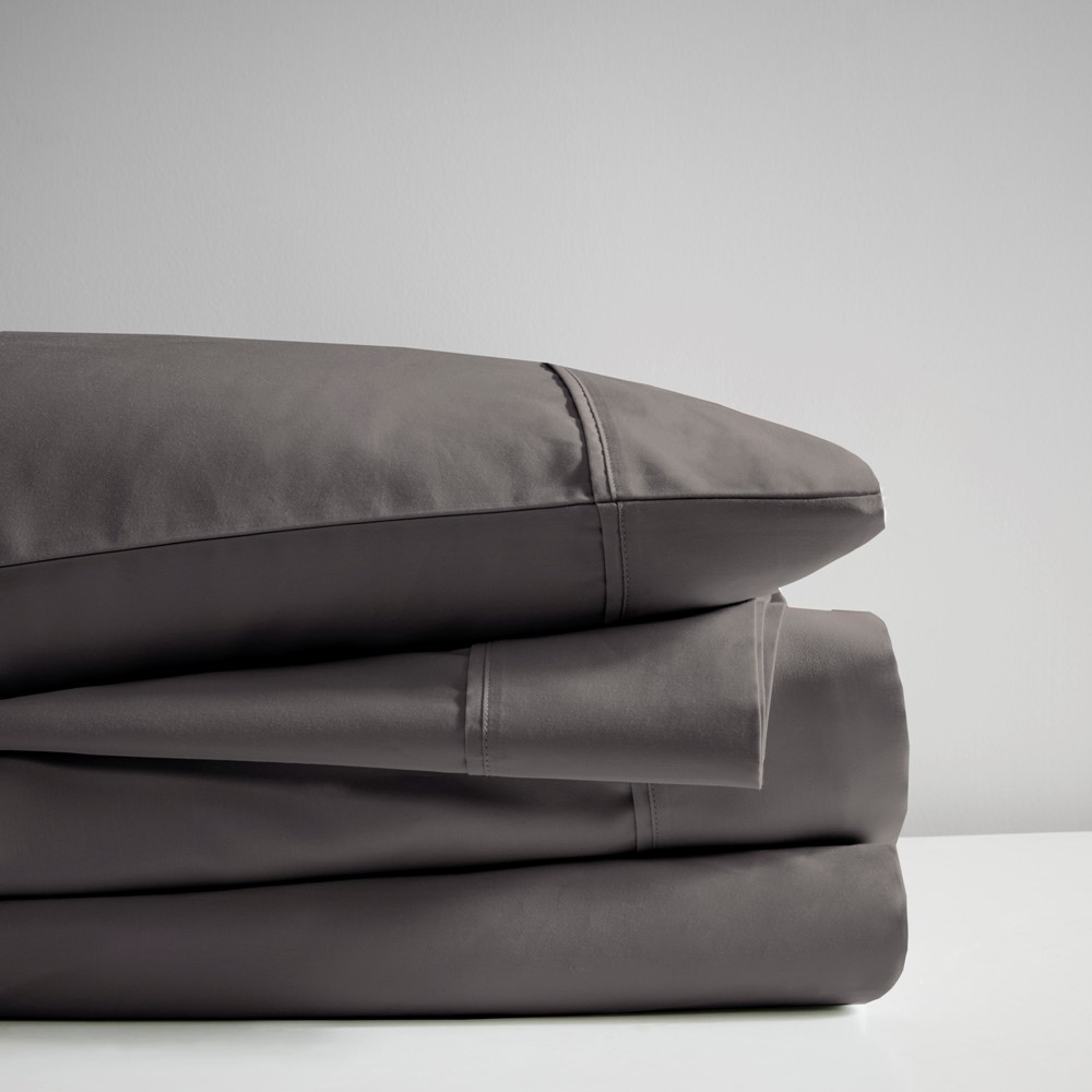 Madison Park 600 Thread Count Cooling Cotton Blend 4 PC Sheet Set in Charcoal, Full MP20-8967 - Image 3