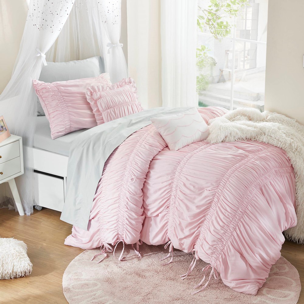 Intelligent Design Ella Comforter Set in Pink, Twin/Twin XL ID10-2513 - Image 7