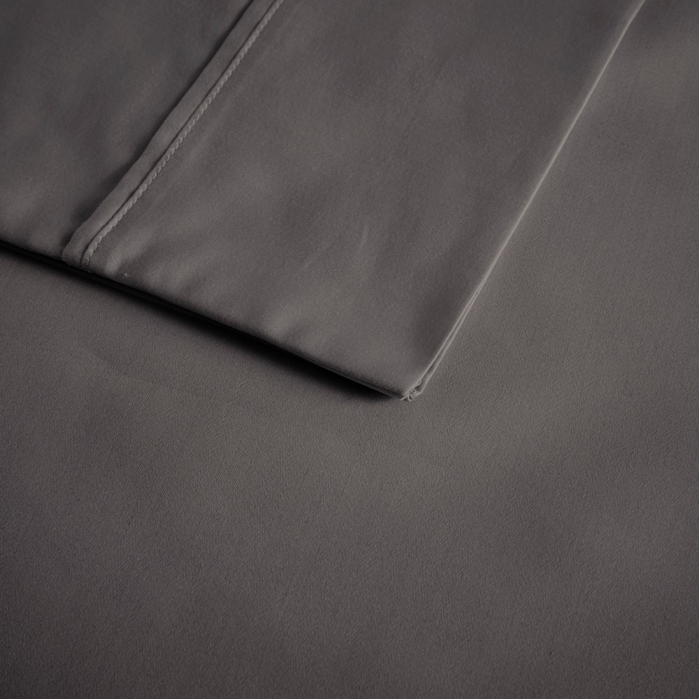 Madison Park 600 Thread Count Cooling Cotton Blend 4 PC Sheet Set in Charcoal, Full MP20-8967 - Image 2