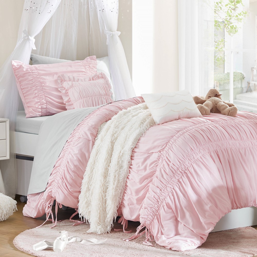 Intelligent Design Ella Comforter Set in Pink, Twin/Twin XL ID10-2513 - Image 5