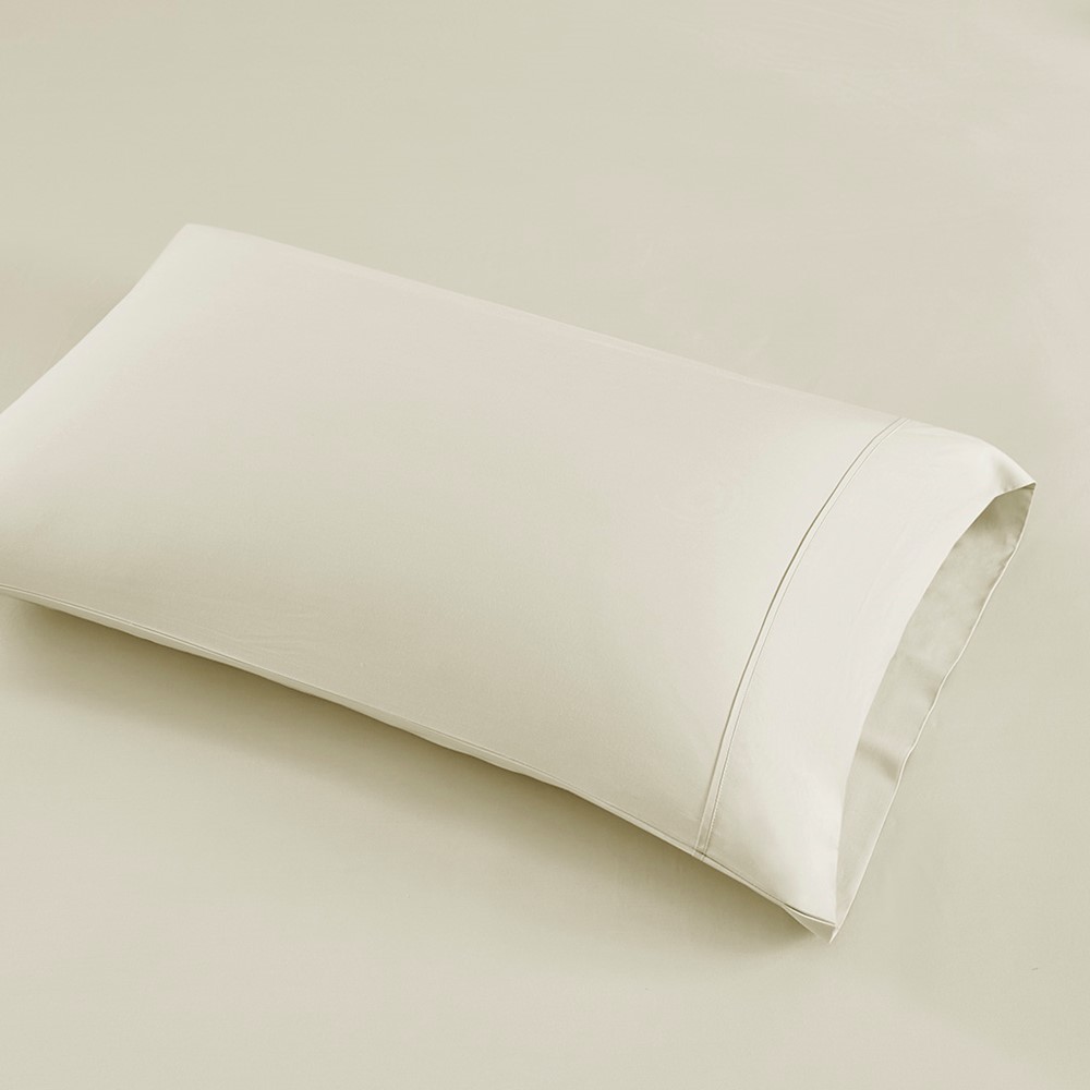 Beautyrest 1000 Thread Count HeiQ Smart Temperature Cotton Blend 4 PC Sheet Set in Ivory, Cal King BR20-1886 - Image 3