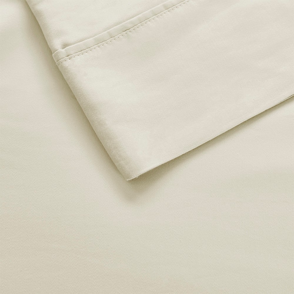 Beautyrest 1000 Thread Count HeiQ Smart Temperature Cotton Blend 4 PC Sheet Set in Ivory, Cal King BR20-1886 - Image 4
